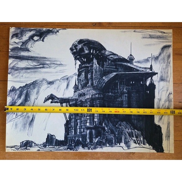 Francis Ford Coppola's Dracula's Castle Mentor Huebner Conceptual Art Photo Copy - Picture 3 of 6
